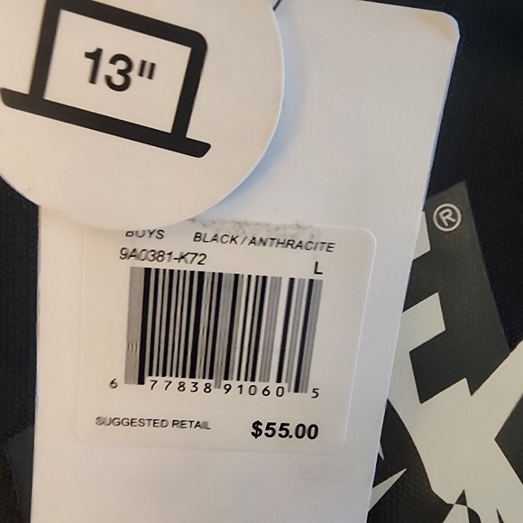NWT Nike Air Jordan Black and White Backpack